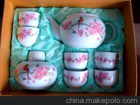 景德镇,茶壶,茶杯,茶碗,礼品瓷,水点桃花茶具3 - 景德镇,茶壶,茶杯,茶碗,礼品瓷,水点桃花茶具3厂家 - 景德镇,茶壶,茶杯,茶碗,礼品瓷,水点桃花茶具3价格 - 景德镇市山燕青花瓷行官方网站 - 