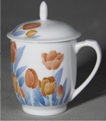 醴陵市希灵陶瓷制造生产供应礼品瓷+超薄超透+常委对杯