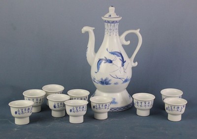 高档礼品瓷自动酒具 自动倒酒器